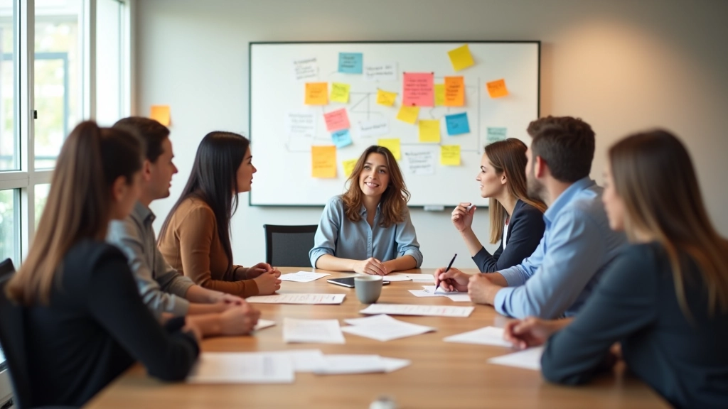 Sessão de pensamento lateral em empresa de tecnologia